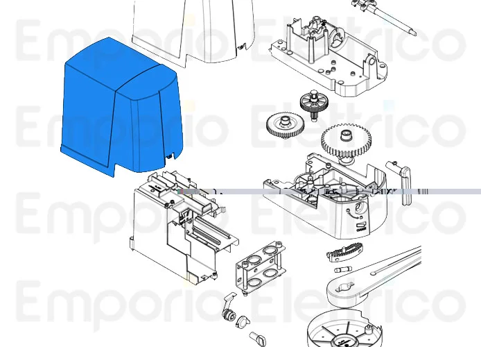 came Ersatzteil der Abdeckung des Getriebemotors opb001 88001-0074